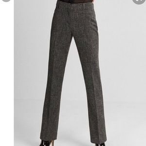 Grey columnist barely boot mid rise stretch